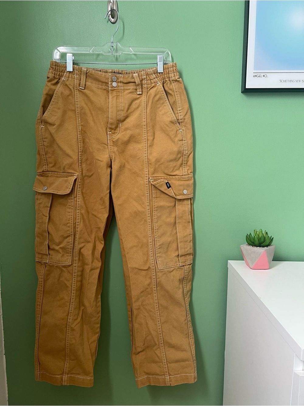 Vans Sidewalk Wide Leg Cargo Pants Size Large